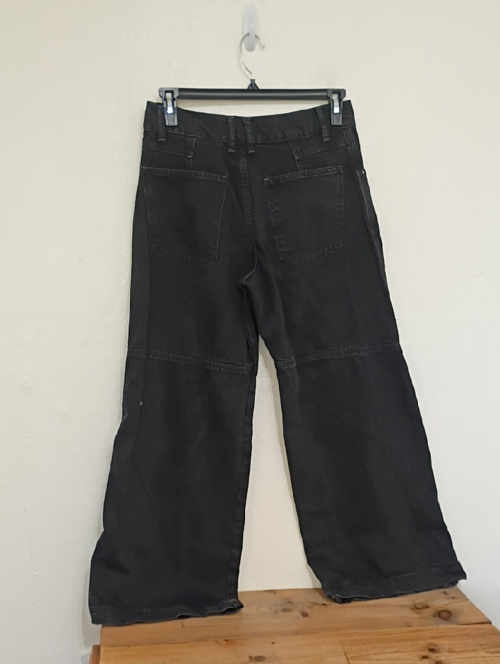 We The Free Black Benji Relaxed Wide Leg Jeans Size 29 - Picture 4 of 12